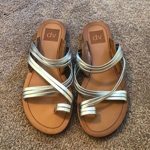 Brand new DV by Dolce Vita Silver Strappy Sandals